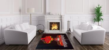 Harley Davidson rectangular carpet!