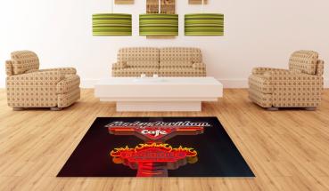 Harley Davidson rectangular carpet!