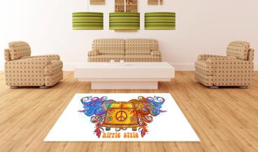 VW Hippie Bus rectangular carpet!