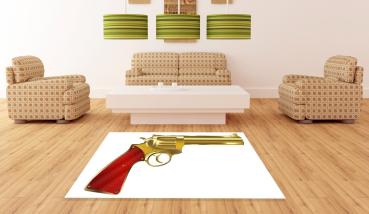 Golden Revolver rectangular carpet!