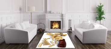 Golden Revolver rectangular carpet!