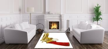 Golden Revolver rectangular carpet!
