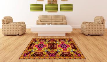 Indian ethnic pattern rectangular Carpet!