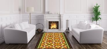 Indian ethnic pattern rectangular Carpet!