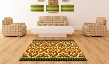 Indian ethnic pattern rectangular Carpet!