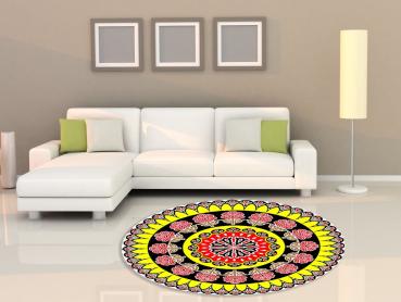Mandala Logo round carpet!