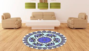 Mandala Logo round carpet!