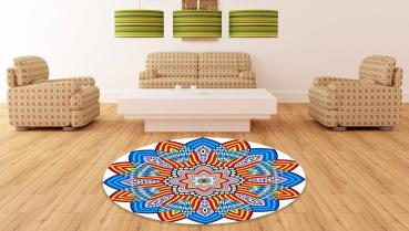 Mandala Logo round carpet!