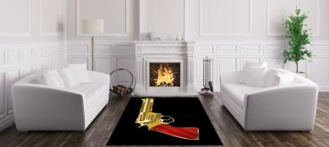 Golden Revolver rectangular carpet!