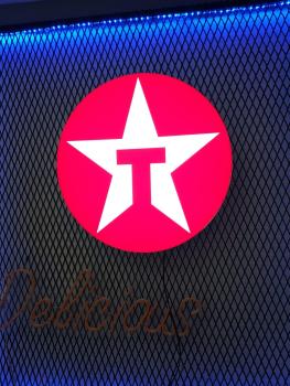 Texaco Led Leuchtschild Wandleuchte!
