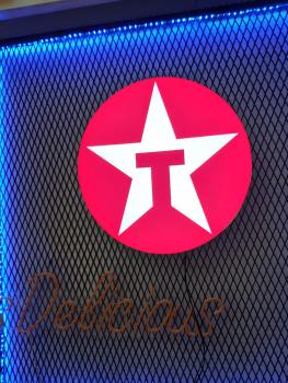 Texaco Led Leuchtschild Wandleuchte!