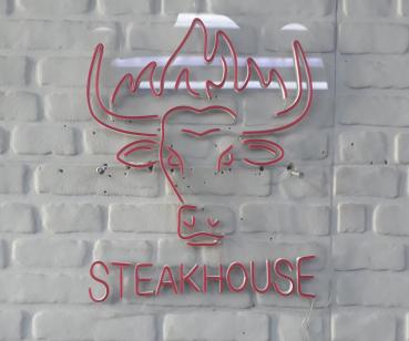 Steakhouse Neon Led Werbeleuchte für ihr Restaurant, Fastfoodladen!