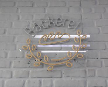Bäckerei Neon Led Werbeleuchte für ihr Restaurant, Fastfoodladen!