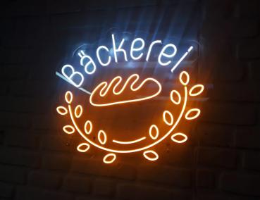 Bäckerei Neon Led Werbeleuchte für ihr Restaurant, Fastfoodladen!
