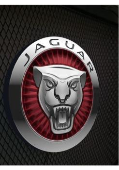Jaguar Leuchtreklame rund