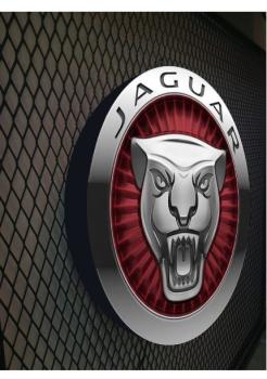 Jaguar Leuchtreklame rund