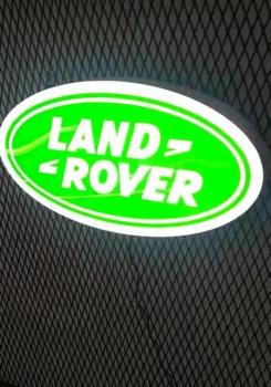 Land Rover Logo Led Leuchtschild oval