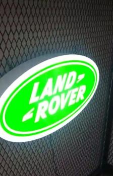 Land Rover Logo Led Leuchtschild oval