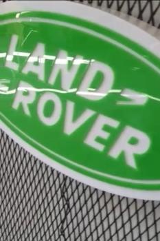 Land Rover Logo Led Leuchtschild oval