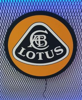 Lotus Logo Led Wandleuchte rund