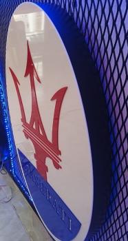 Masearti Logo Led Wandleuchte oval