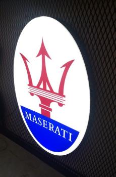 Masearti Logo Led Wandleuchte oval