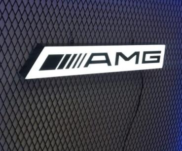 Mercedes Amg Logo Led Wandleuchte rechteckig Mercedes Amg Logo Led Wandleuchte rechteckig schmal