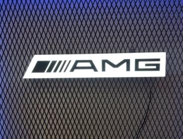 Mercedes Amg Logo Led Wandleuchte rechteckig Mercedes Amg Logo Led Wandleuchte rechteckig schmal