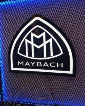 Mercedes Benz Maybach Logo Led Leuchttafel