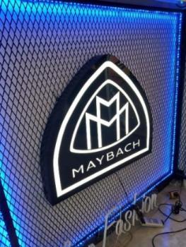 Mercedes Benz Maybach Logo Led Leuchttafel