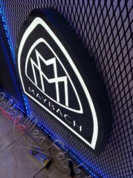 Mercedes Benz Maybach Logo Led Leuchttafel