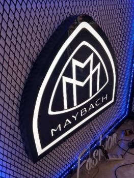 Mercedes Benz Maybach Logo Led Leuchttafel