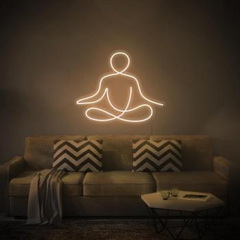 Neon Led Yoga meditation​ wall lamp for your home, office or shop!