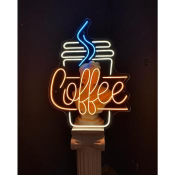 Coffee Neon Led Advertising light for your restaurant, fast food shop!
