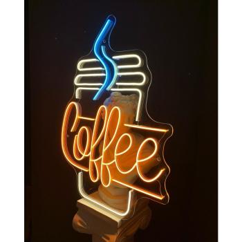 Coffee Neon Led Advertising light for your restaurant, fast food shop!