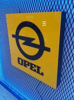 Opel Logo Led Leuchtreklame quadrat