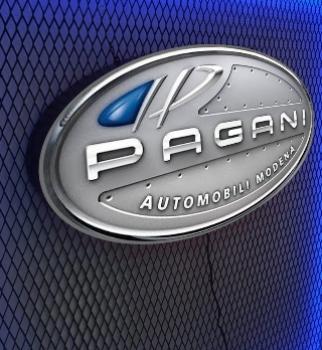 Pagani Logo Led beleuchtetes Wandemblem oval