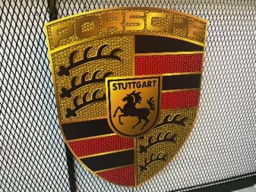 Porsche alternativ Logo Led Wandleuchte im Schildform