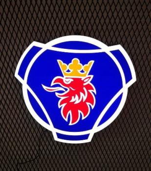 Scania Logo Led Leuchtwerbung rund