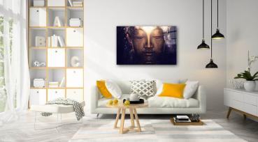 Buddha Art Design rechteckiges spezial Glasbild!