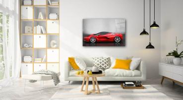 Ferrari Art Design rectangular special Glass Picture!