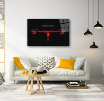 Ferrari Art Design rectangular special Glass Picture!