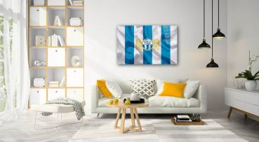 FC Zürich Art Design rechteckiges spezial Glasbild!