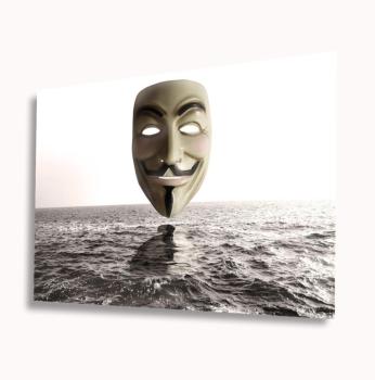 Vendetta Art Design rectangular special Glass Picture!