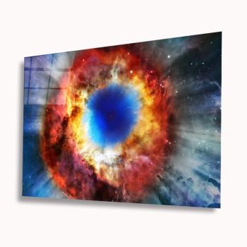 Universum Milchstrasse Art Design rechteckiges spezial Glasbild!