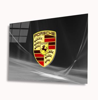 Porsche Art Design rectangular special Glass Picture!