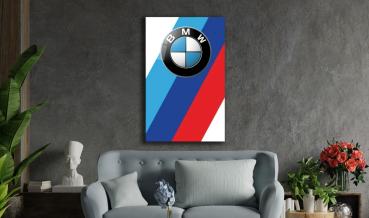 Bmw Mpower Art Design rectangular special Glass Picture!