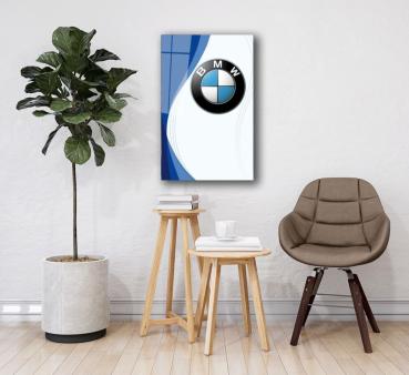 Bmw Mpower Art Design rectangular special Glass Picture!