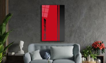 Mercedes Benz Amg Logo Art Design rectangular special Glass Picture!