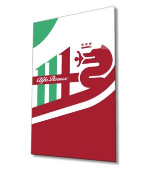 Alfa Romeo Art Design rectangular special Glass Picture!